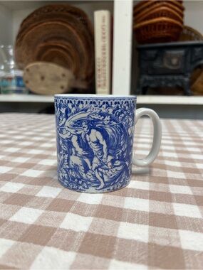 Spode blue room mug cup Palladio blue white